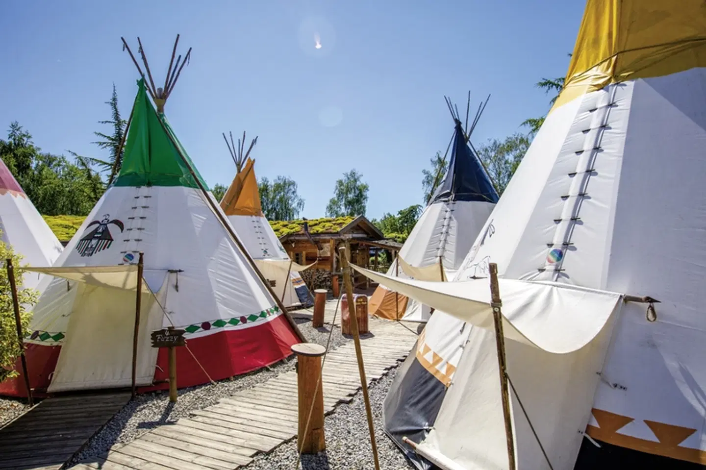 Tipi Town Terrasse