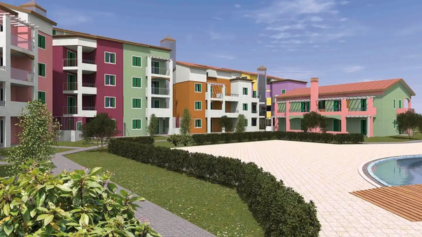 Feriendorf Larici Aussenansicht