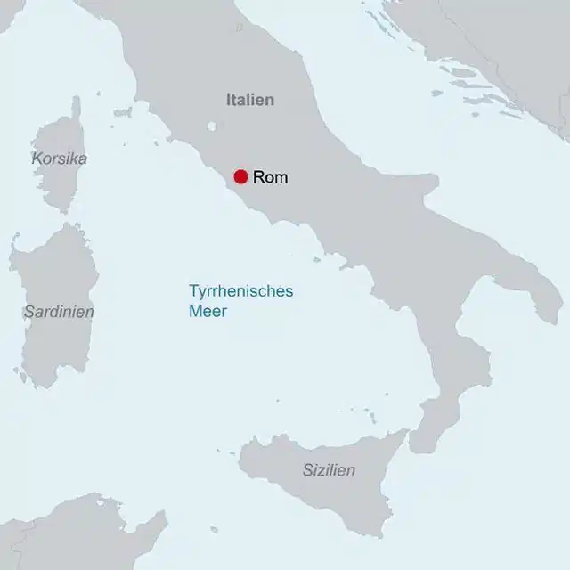 Kleingruppenreise Bezauberndes Rom Landkarte