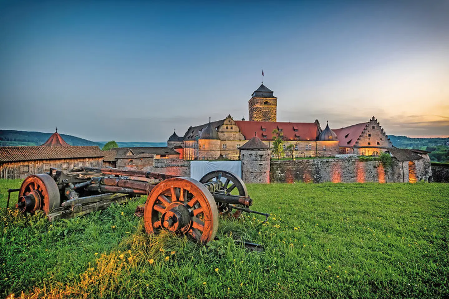 JUFA Hotel Festung Rosenberg Kronach Garten