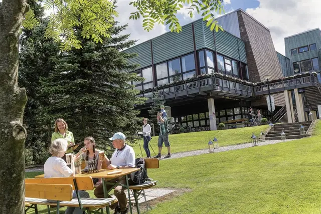 AHORN Waldhotel Altenberg Terrasse