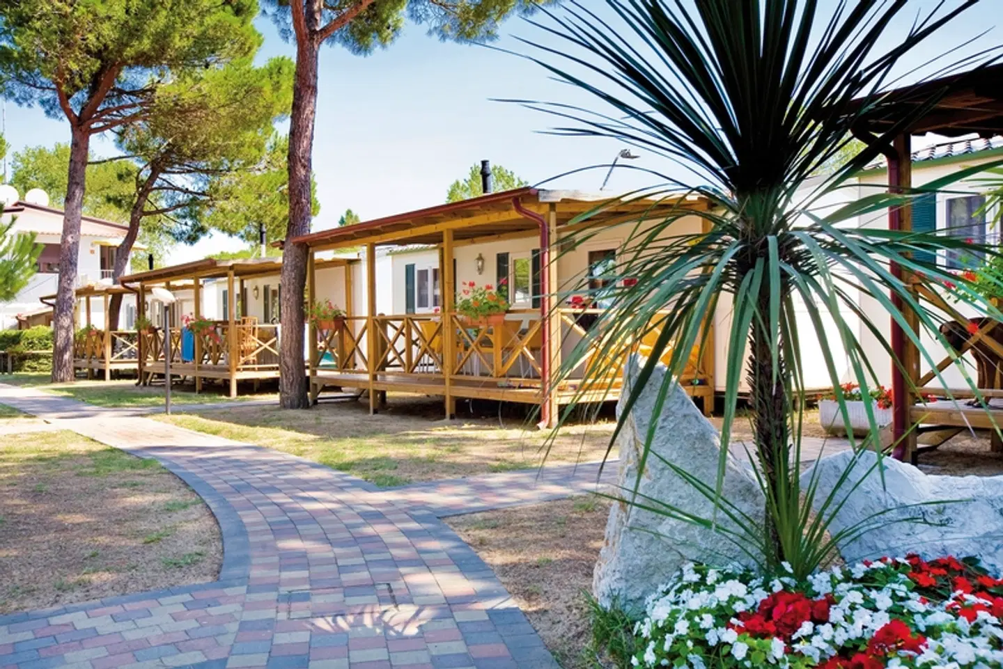 Vela Blu Camping Village Terrasse