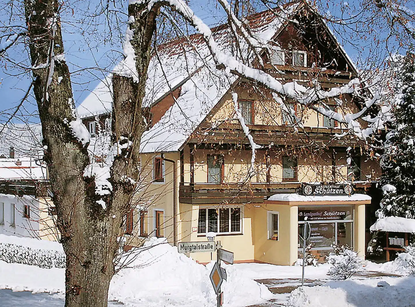Hotel Zum Schützen Terrasse