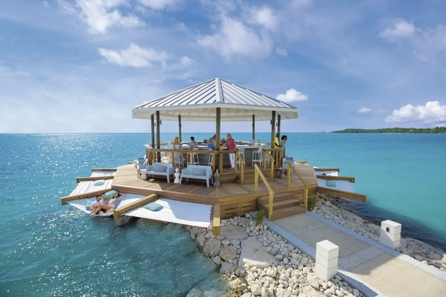 Sandals South Coast Terrasse