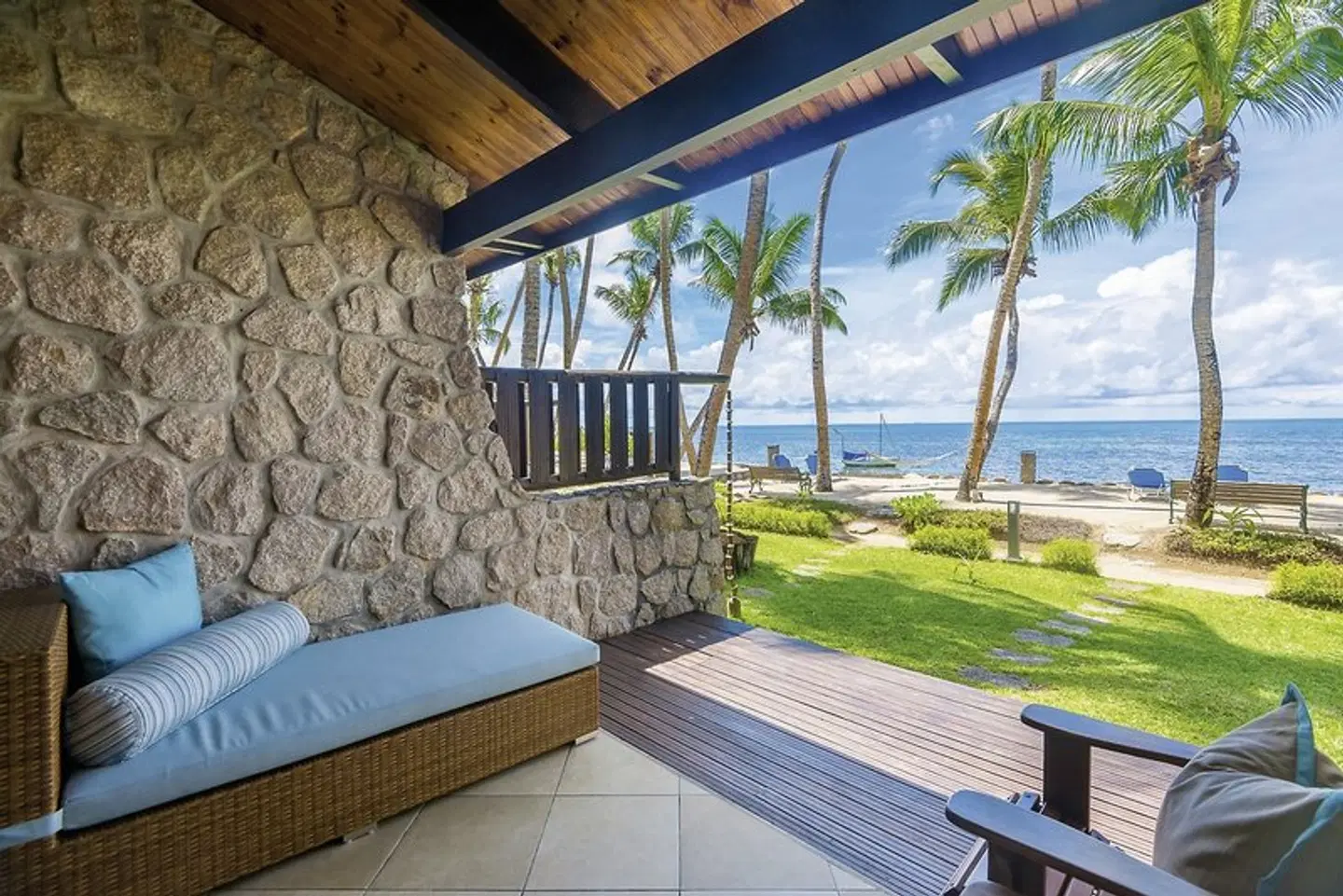 Coco de Mer & Black Parrot Suites Terrasse