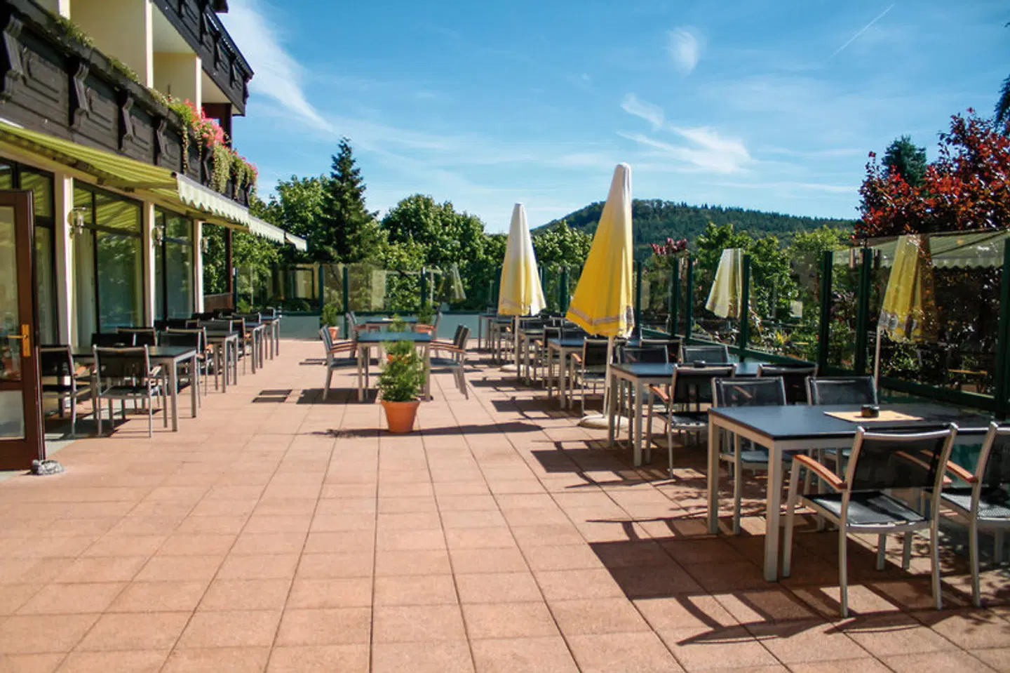 Der Wolfshof Terrasse
