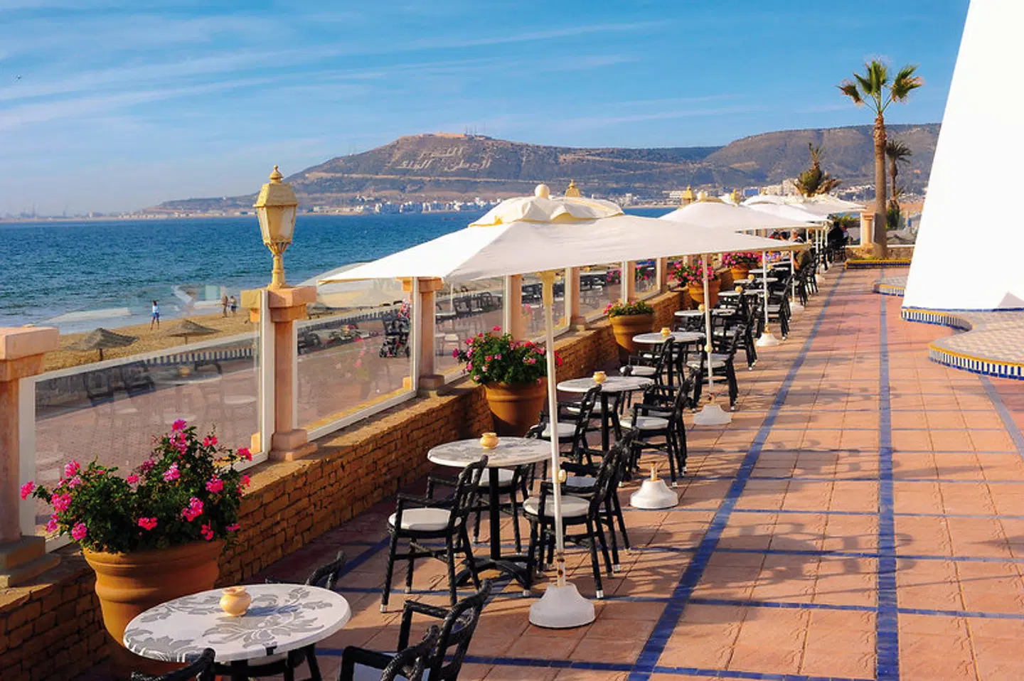 Amadil Ocean Club Terrasse