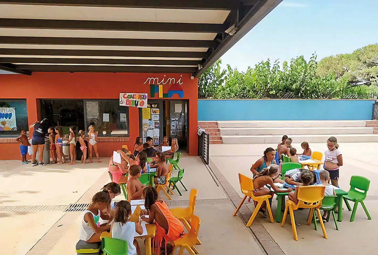 Camping El Pla de Mar (by Albatross) Terrasse