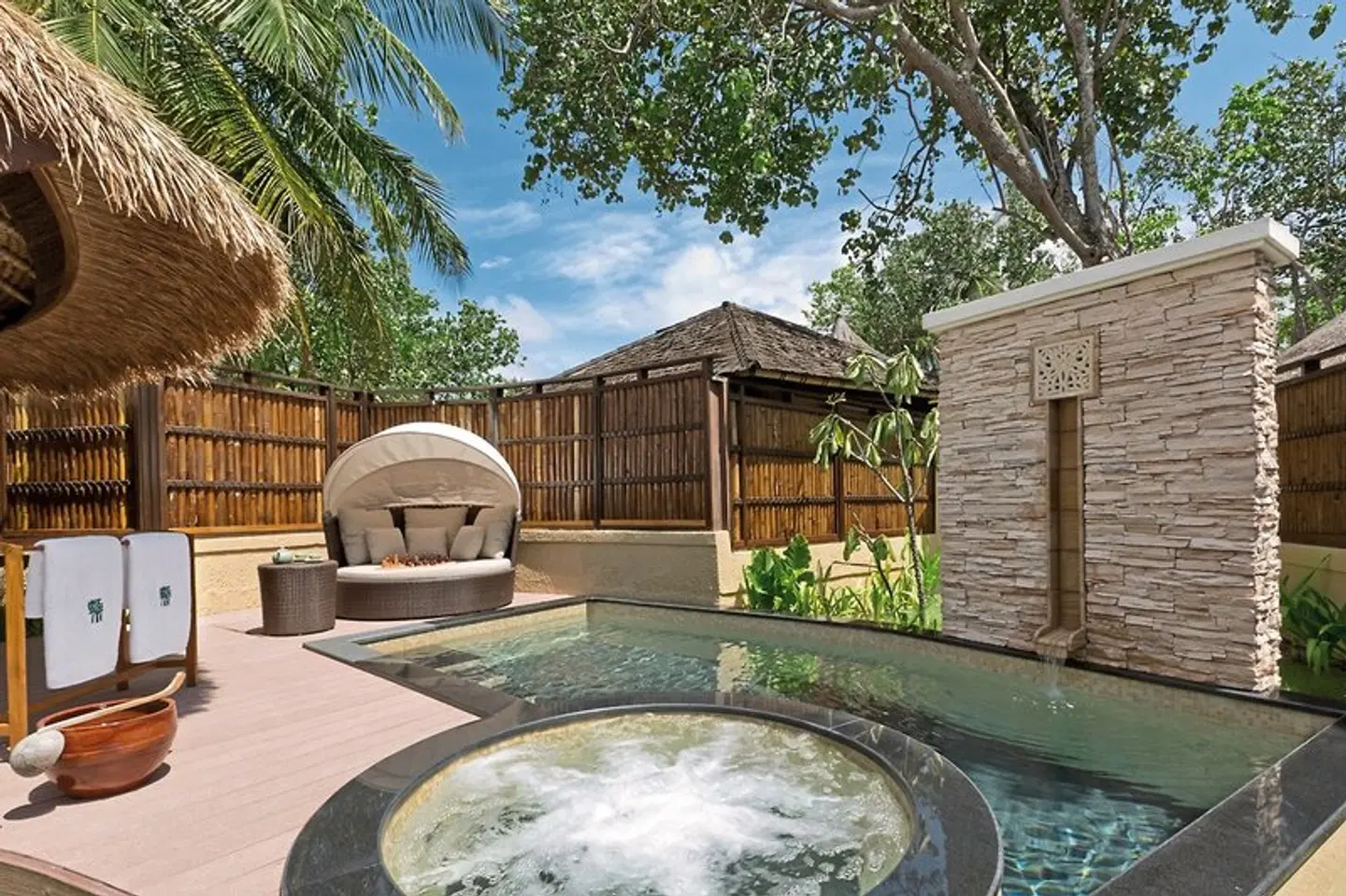 Banyan Tree Vabbinfaru Terrasse