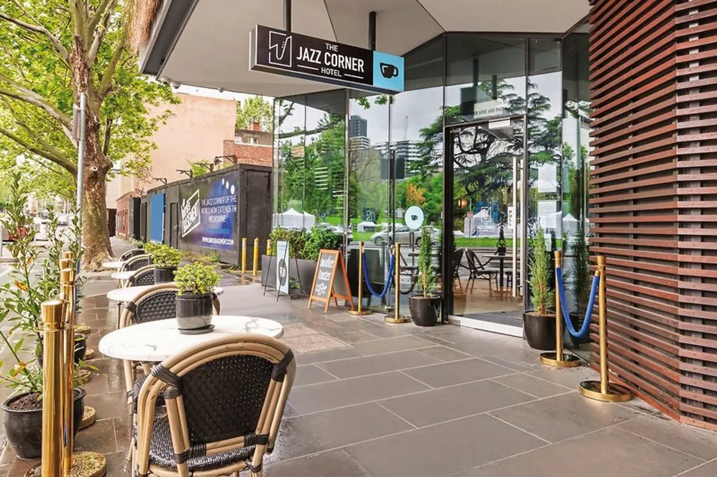 AVANI Melbourne Jazz Corner Residences Terrasse