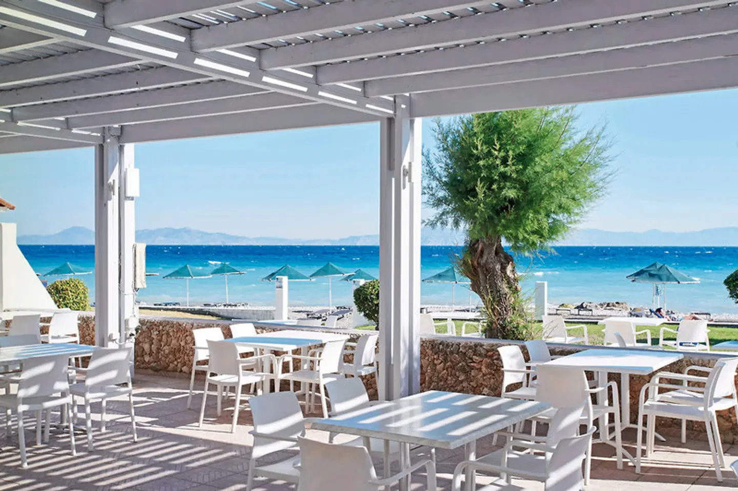 Blue Bay Resort Terrasse
