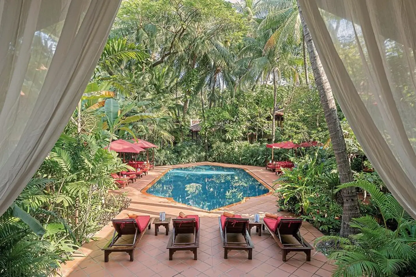 Angkor Village Hotel Terrasse