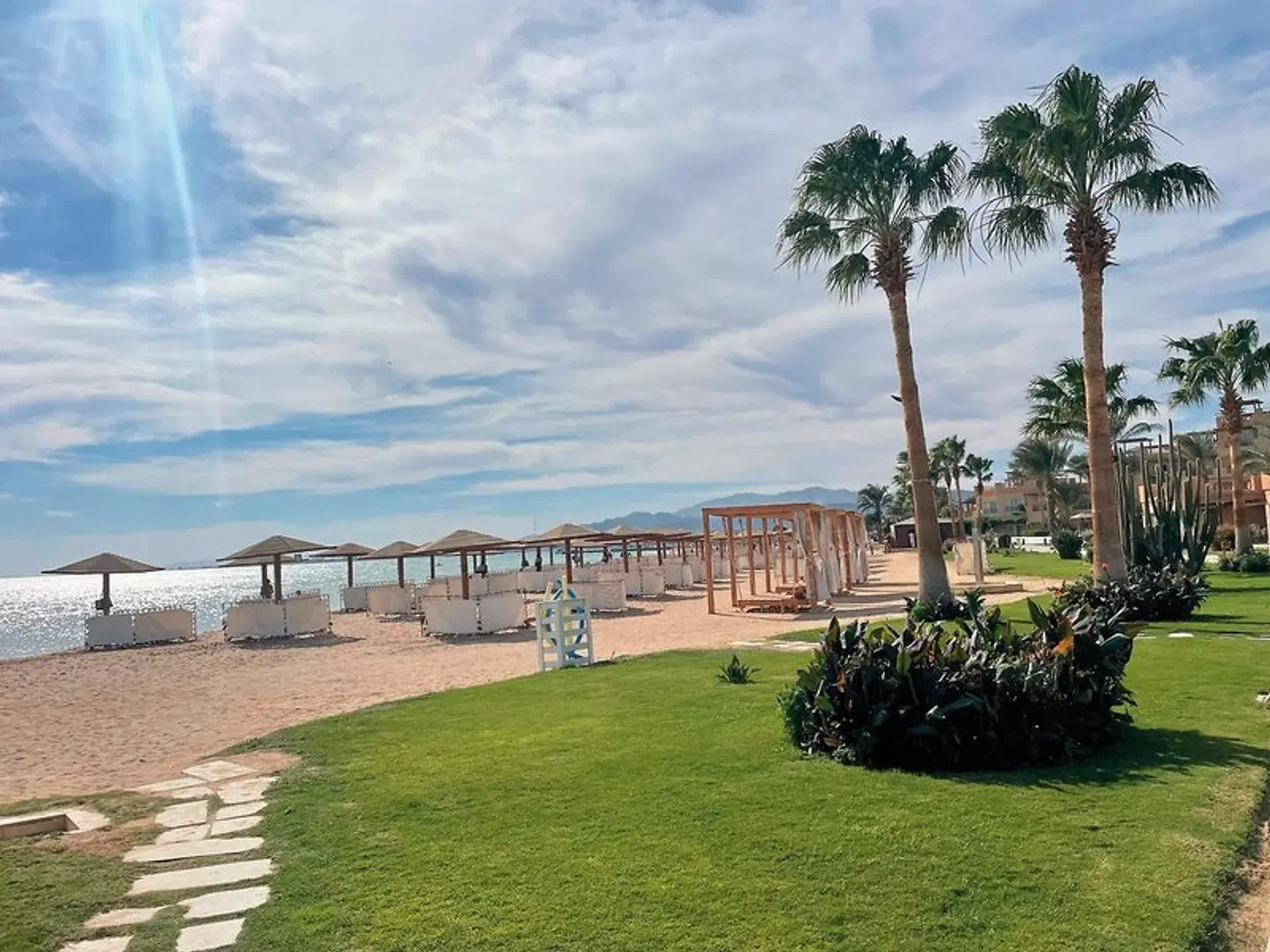 Shams Lodge Water Sports Resort Garten