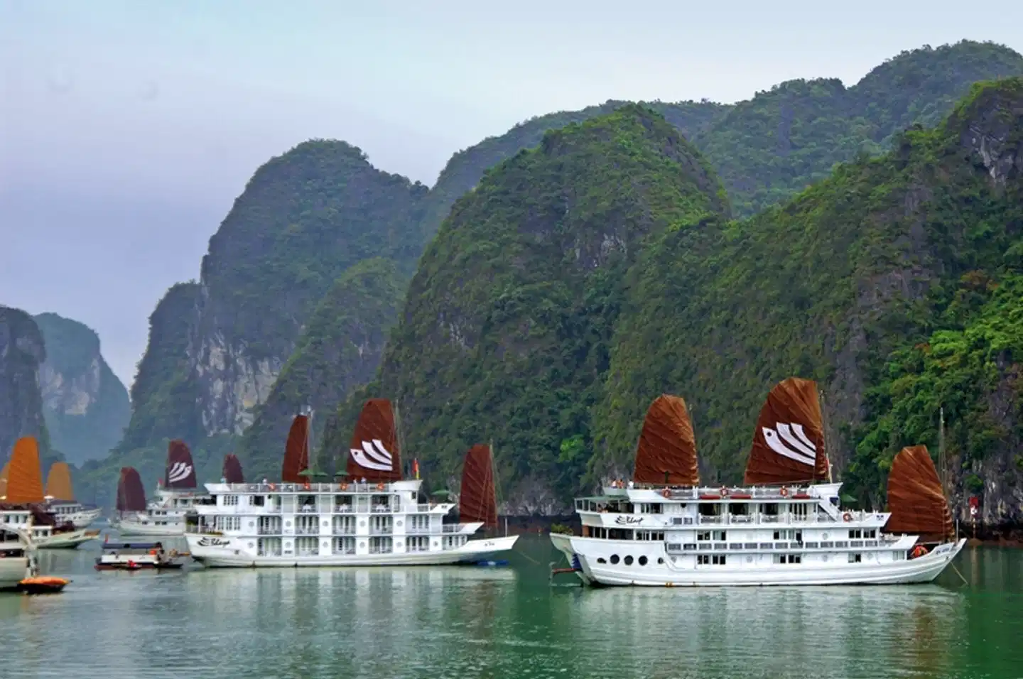 Erlebnis Halong Bucht (1 Nacht) Landschaft