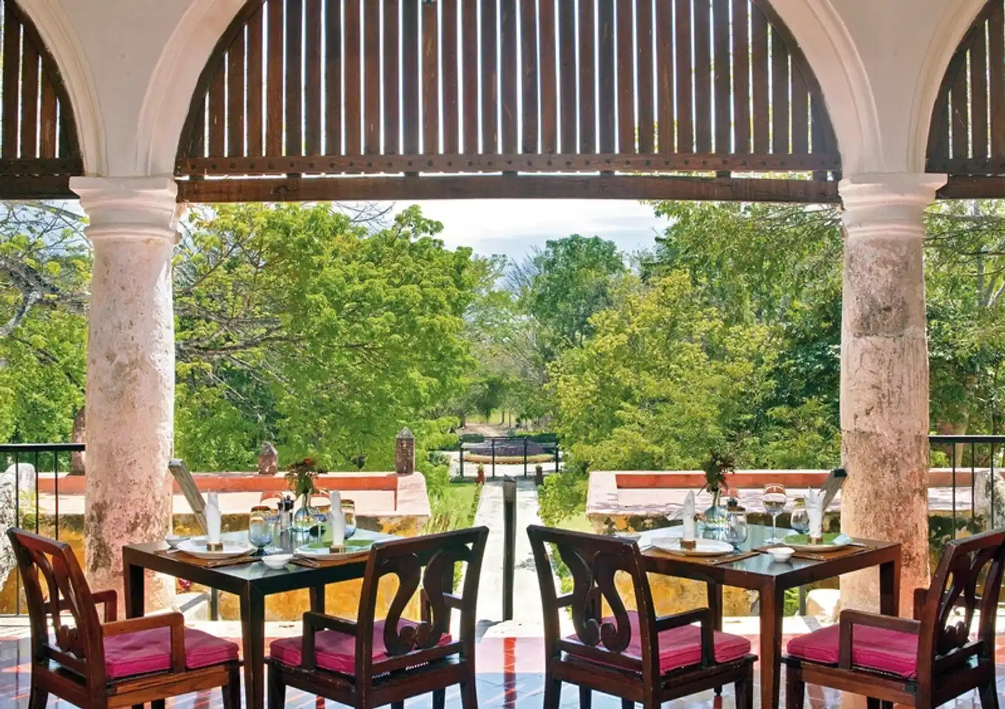Hacienda Uayamon Terrasse