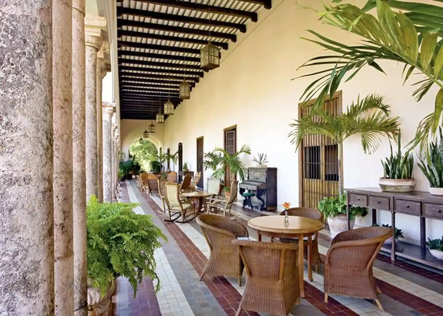 Hacienda Temozon Terrasse