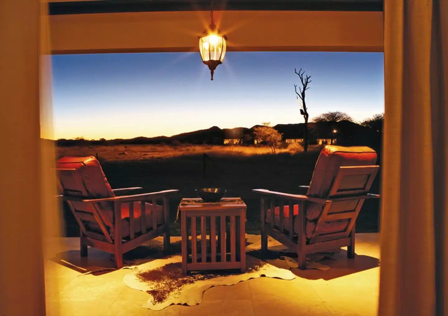 Old Traders Lodge Terrasse
