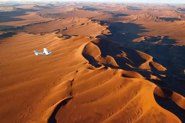 Namibia Flugsafari Landschaft