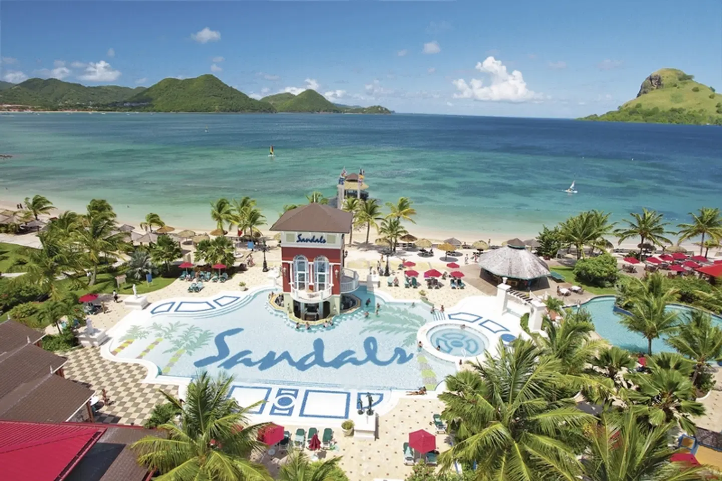Sandals Grande St. Lucian Spa & Beach Resort Strand