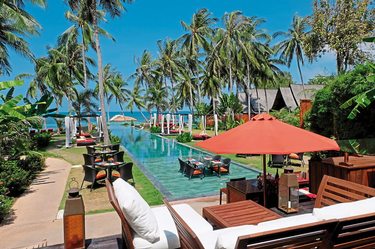Kupu Kupu Phangan Beach Villas Terrasse