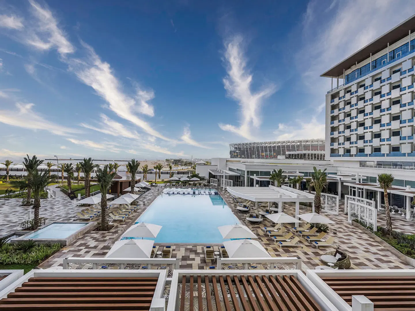 Rixos Gulf Hotel Doha Terrasse