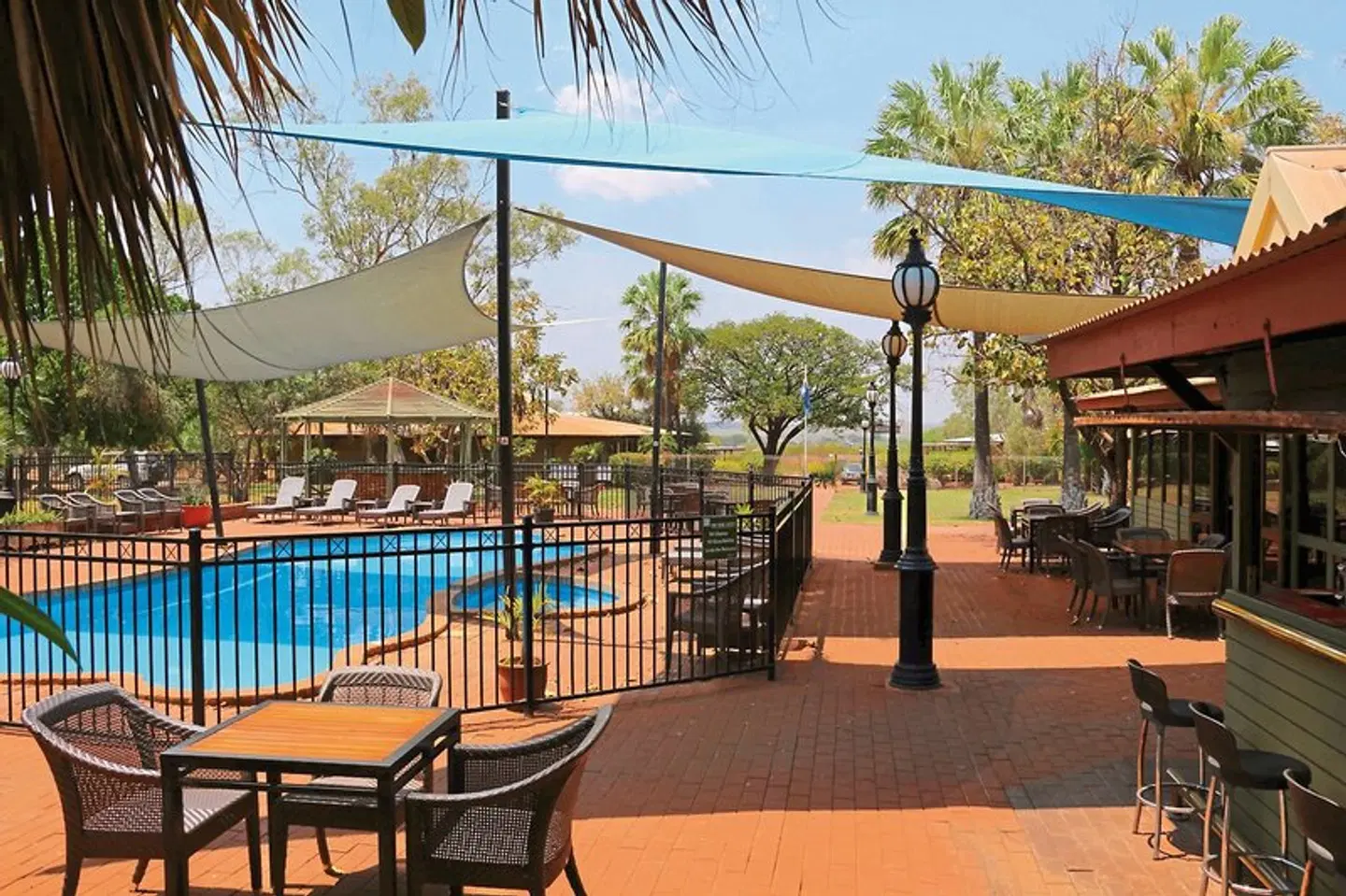 Kimberley Hotel Terrasse