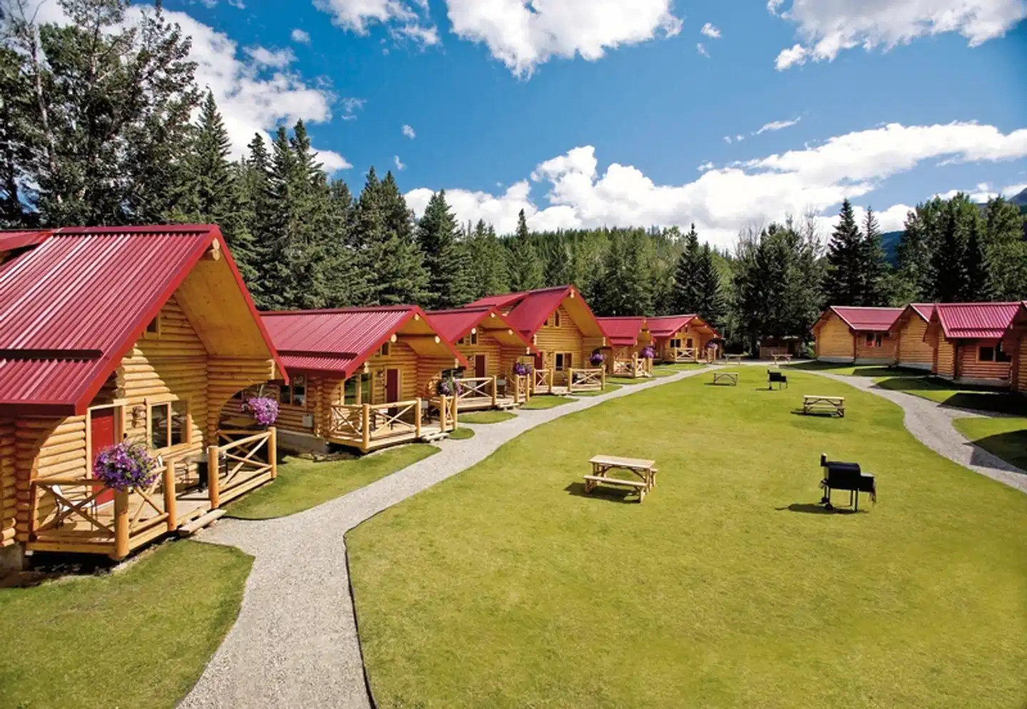 Miette Mountain Cabins Garten