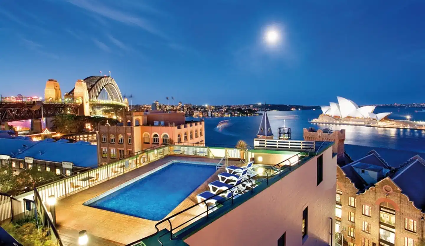 Sydney Harbour Hotel Terrasse