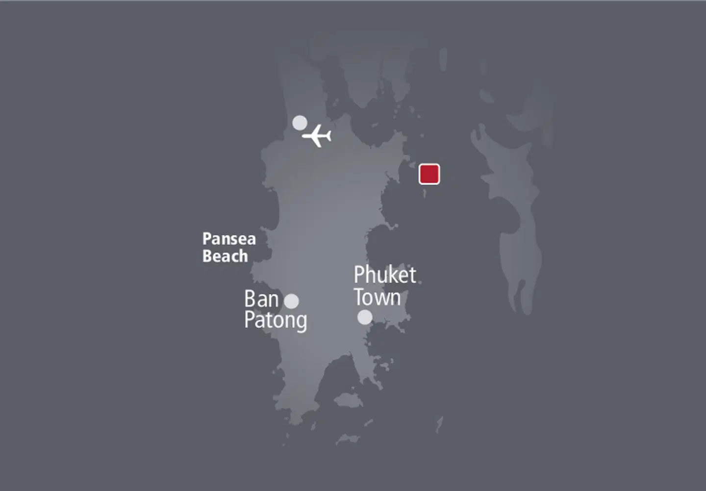 The Naka Island, a Luxury Collection Resort & Spa, Phuket Landkarte