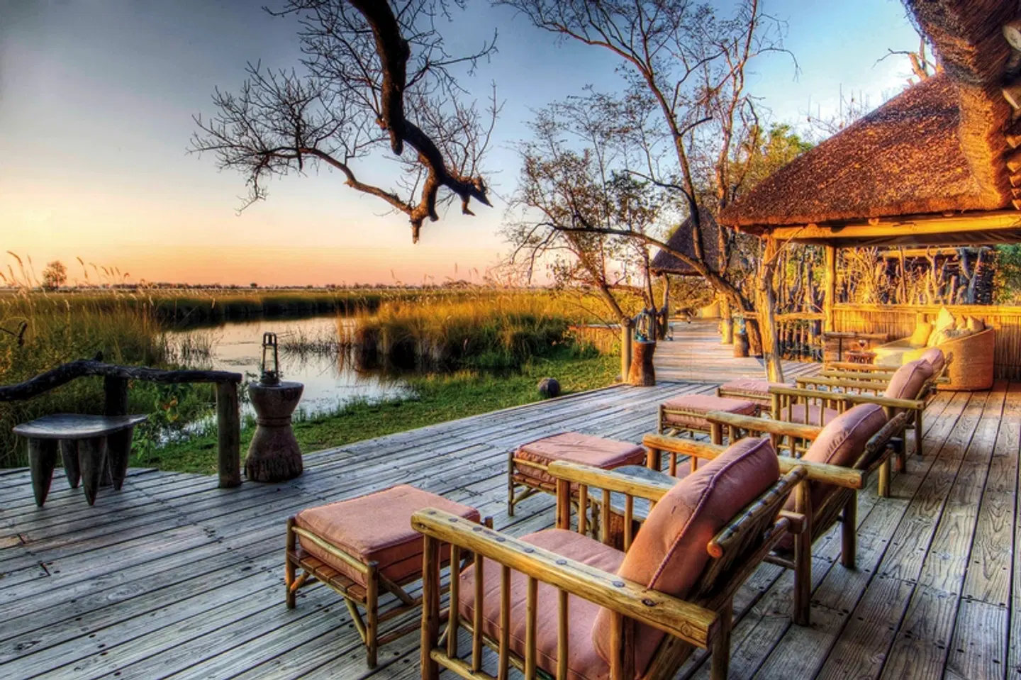 Camp Xakanaxa Terrasse