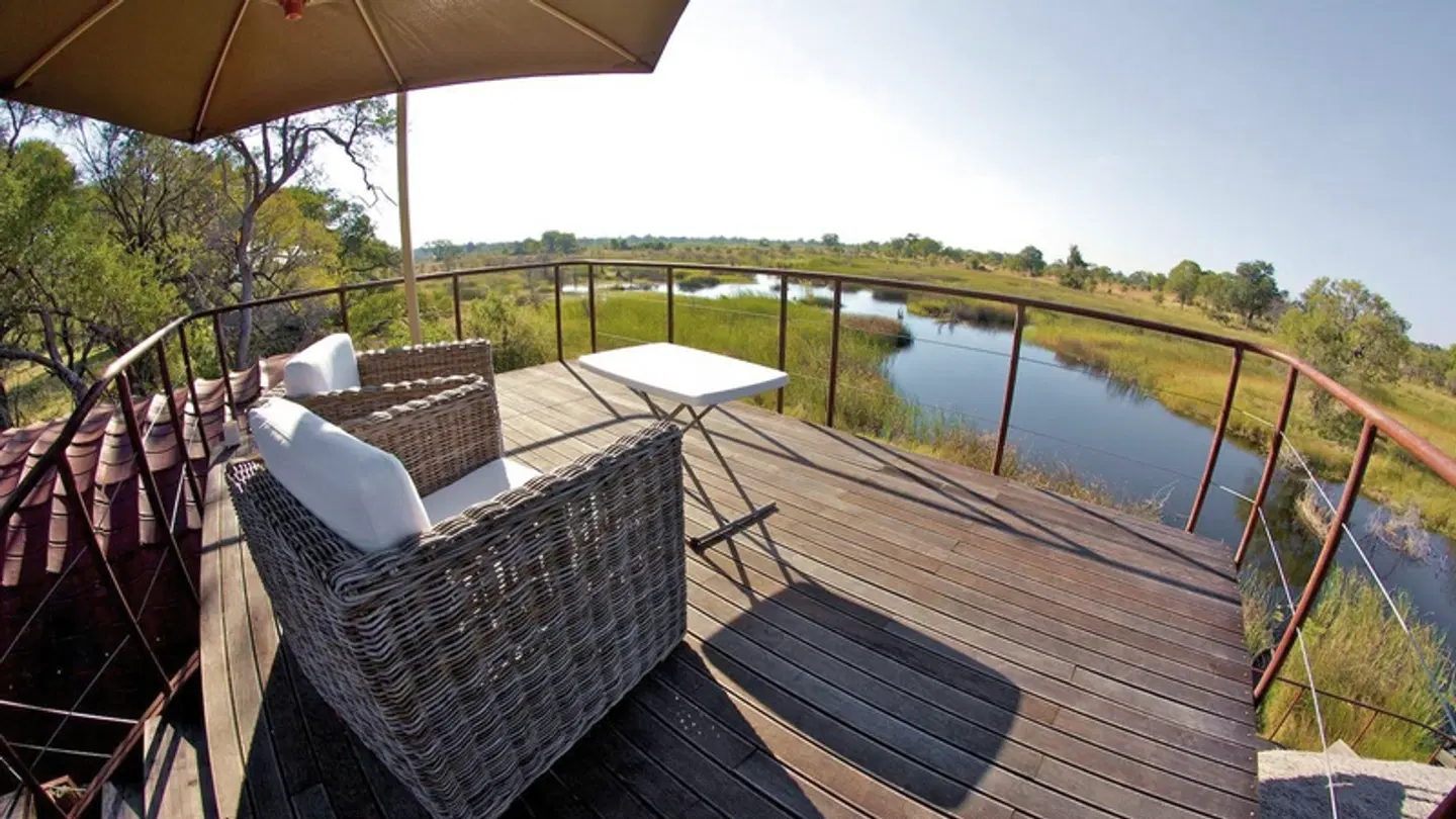 Nkasa Lupala Tented Lodge Terrasse