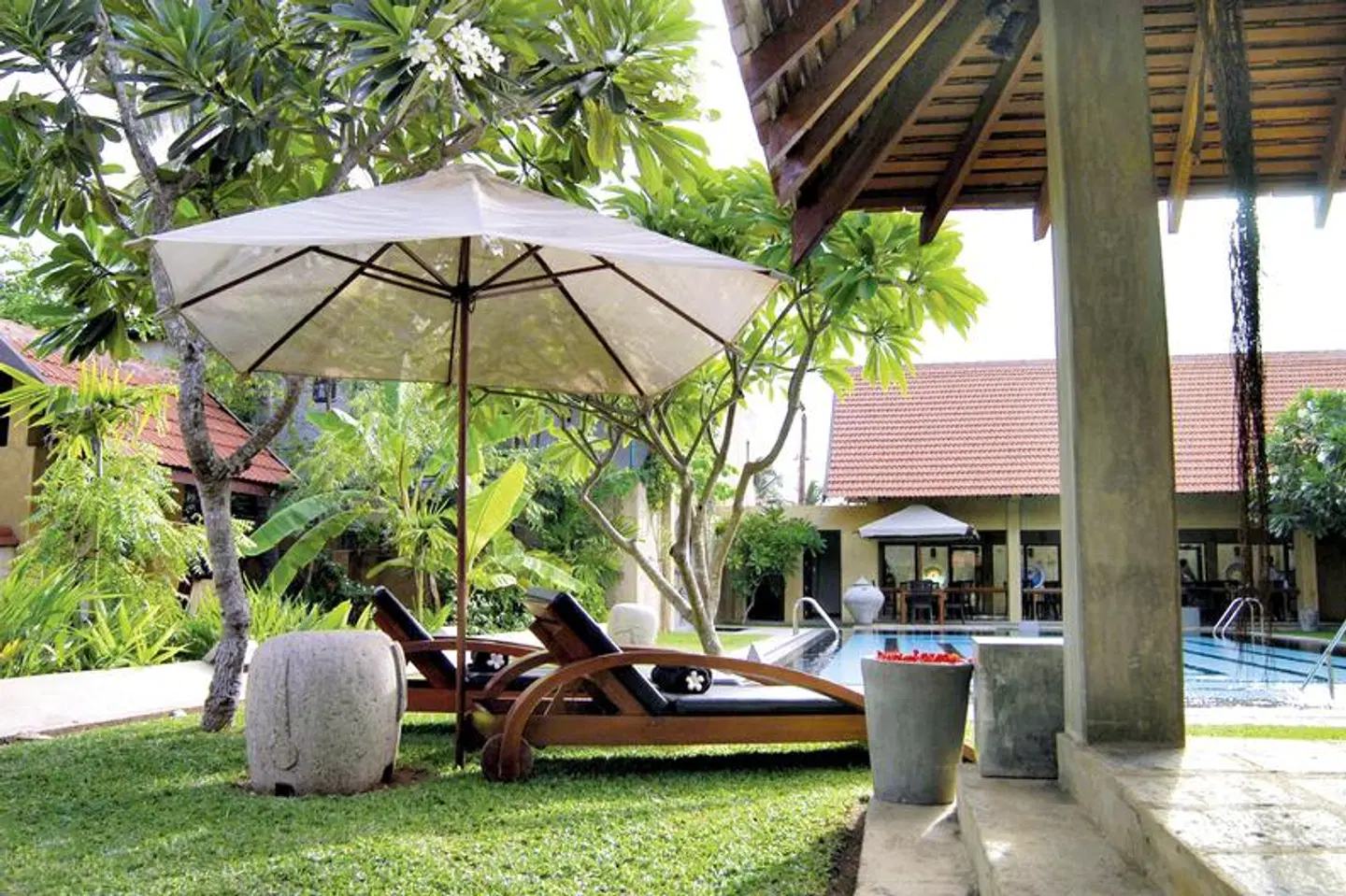 Jetwing Ayurveda Pavilions Terrasse