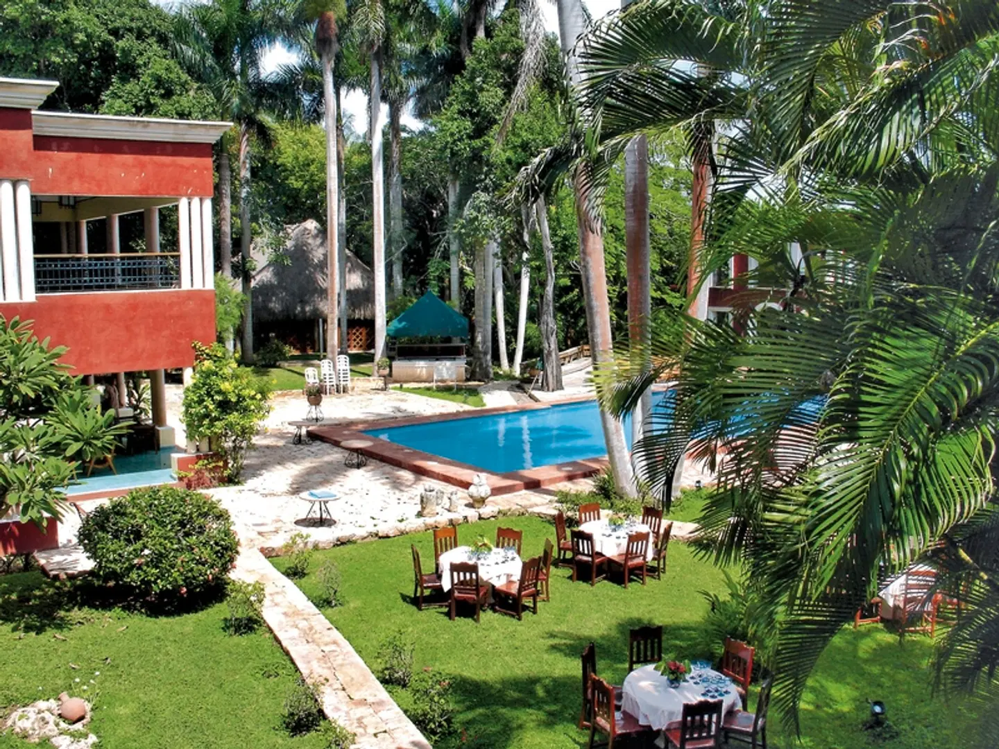 Hacienda Uxmal Garten