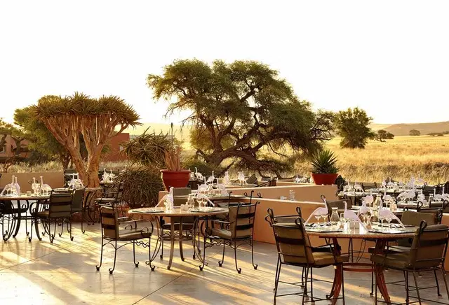 Sossusvlei Lodge Terrasse