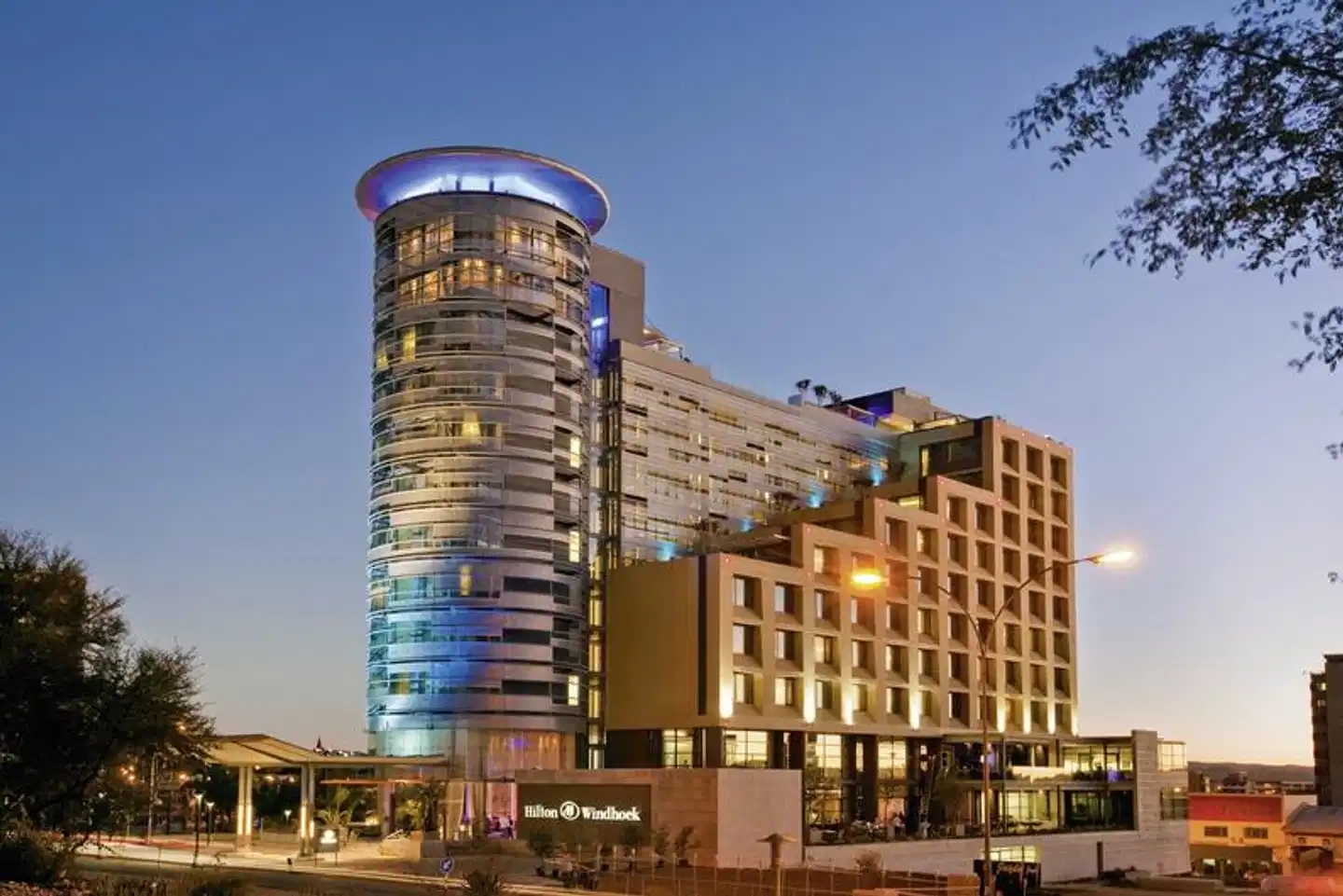 Hilton Hotel Windhoek Aussenansicht