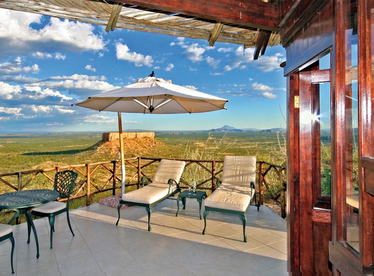 Vingerklip Lodge Terrasse