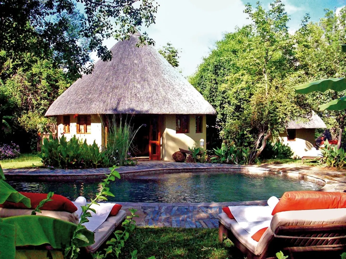Divava Okavango Lodge & Spa Garten