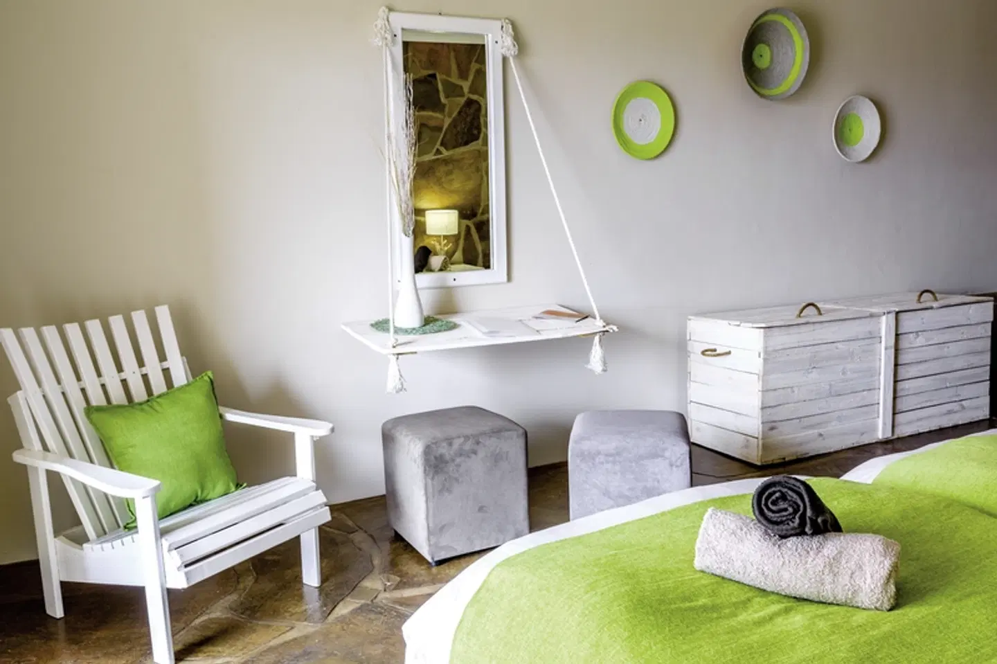 Elegant Desert Lodge Badezimmer