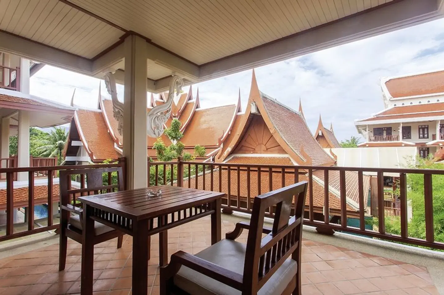 Samui Buri Beach Resort Terrasse