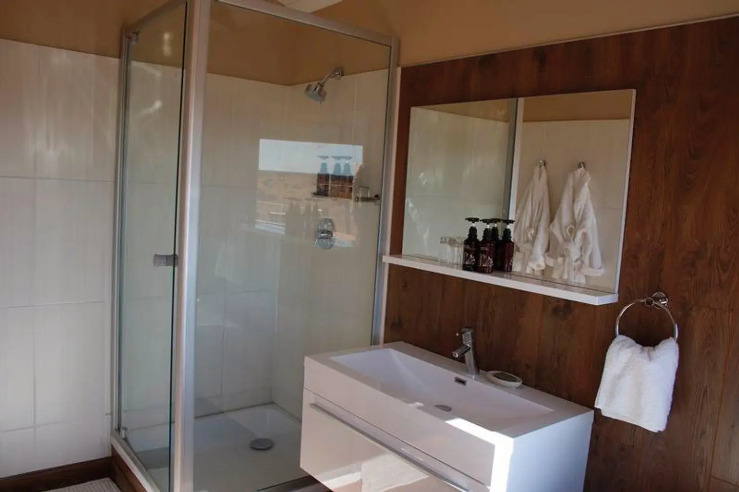 Bagatelle Kalahari Game Ranch Badezimmer