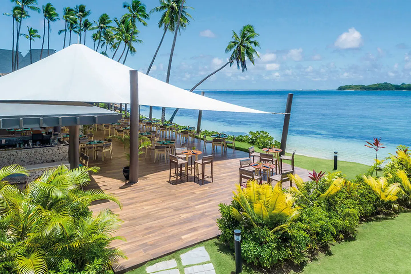 Shangri-La's Fijian Resort & Spa Terrasse