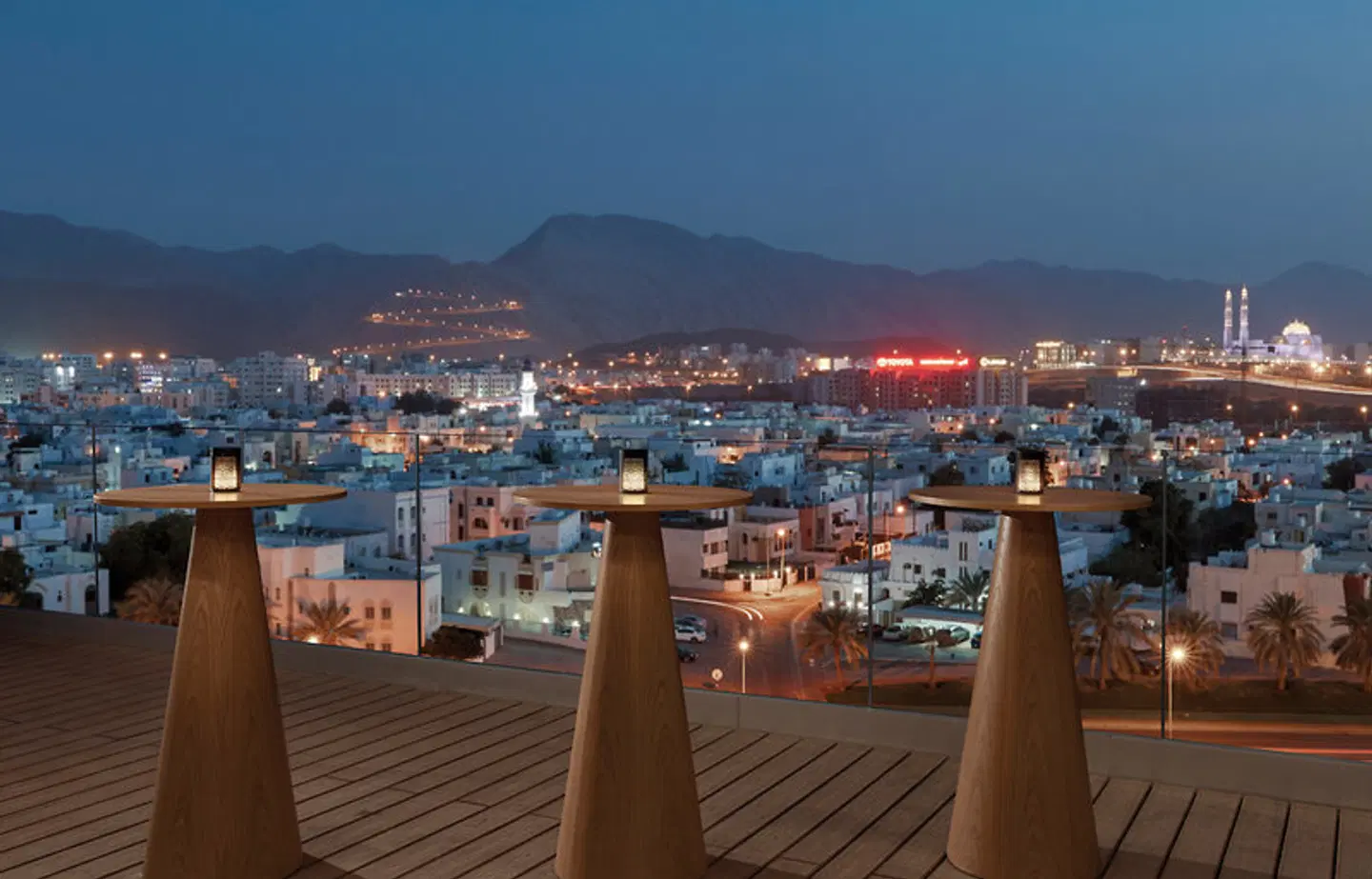 Hilton Garden Inn Muscat Al Khuwair Terrasse