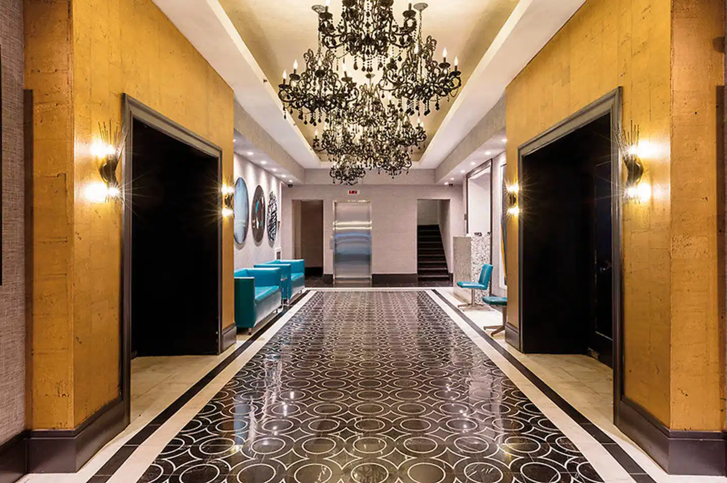 Square Hotel Lobby