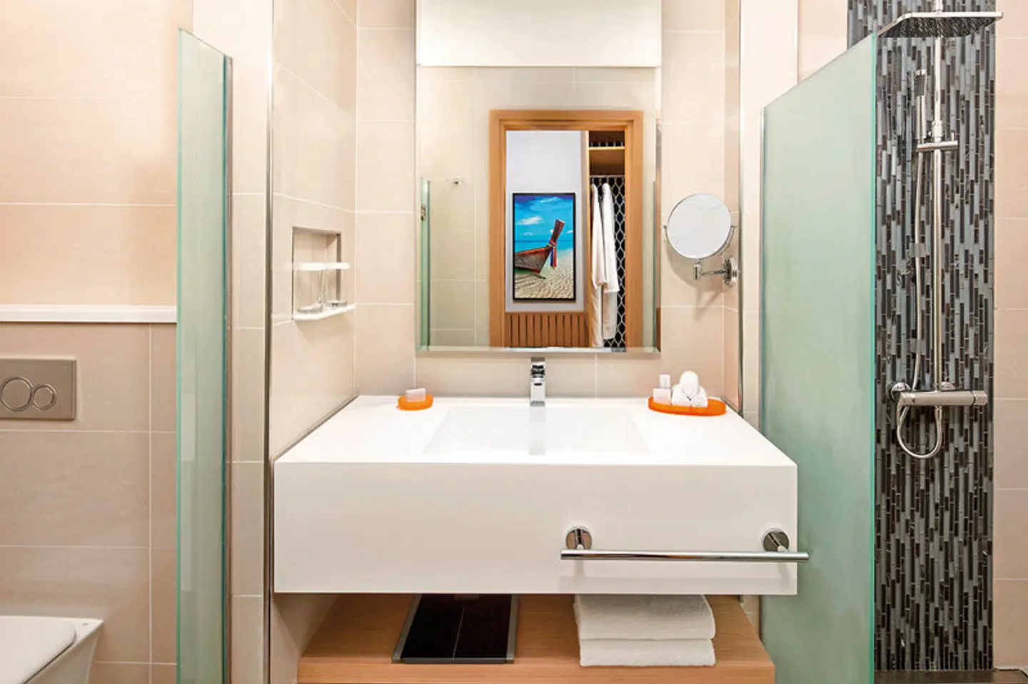Centara Mirage Beach Resort Dubai Badezimmer
