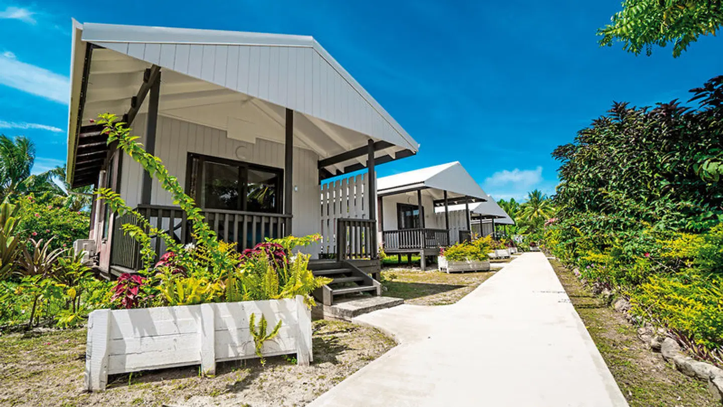 Aitutaki Village Terrasse