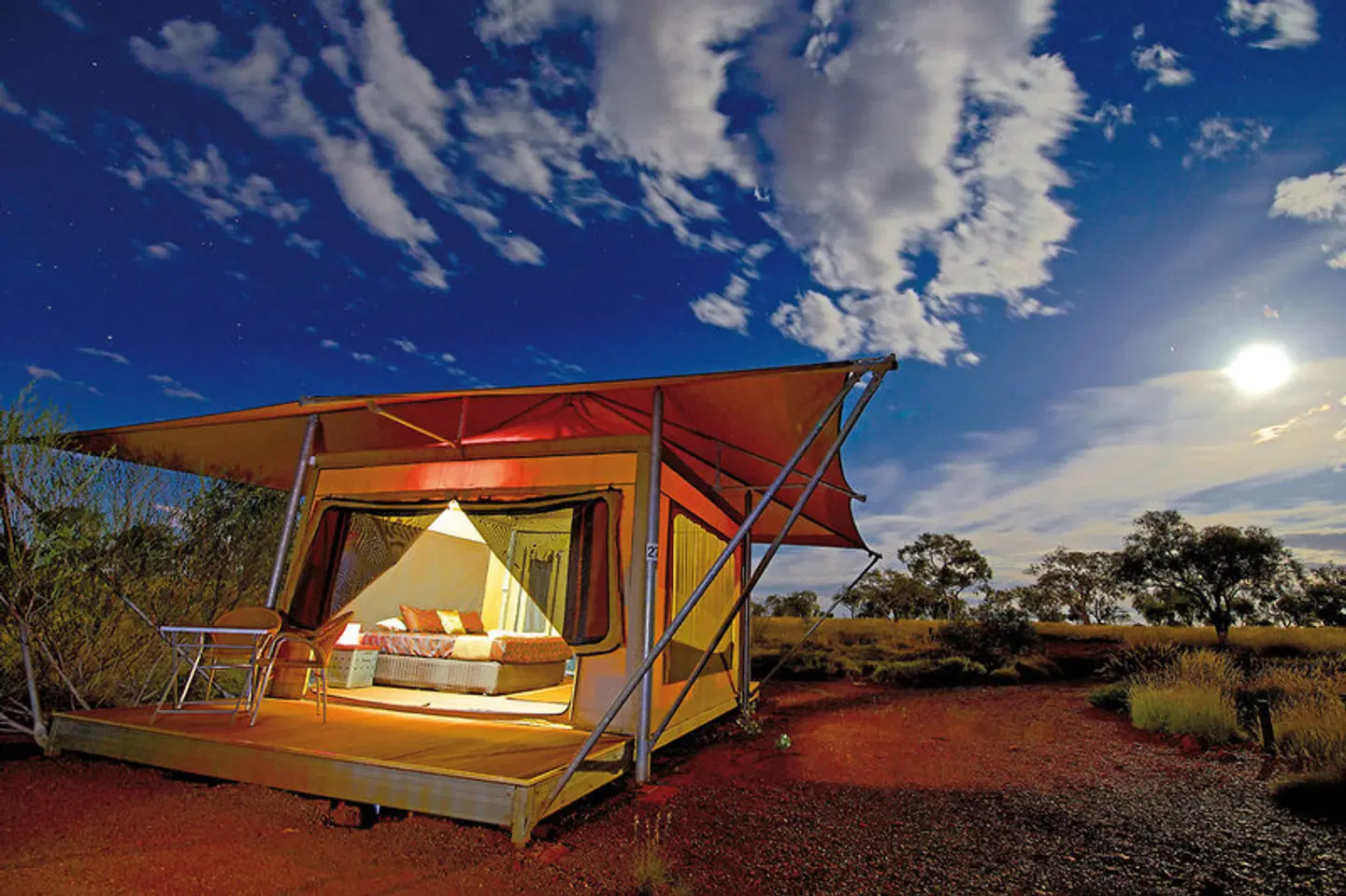 Karijini Eco Retreat Terrasse
