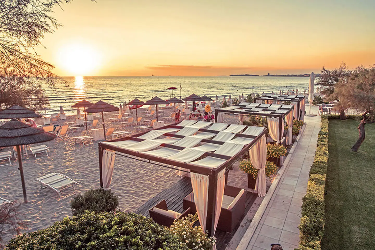 Grand Hotel Costa Brada Terrasse