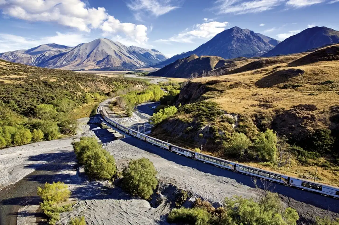 Erlebnis Neuseeland auf Schiene & Straße Landschaft