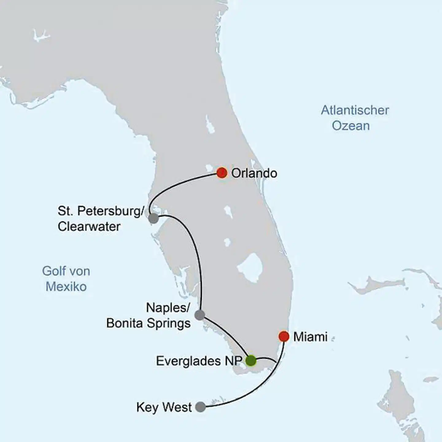 Sunshine State Landkarte