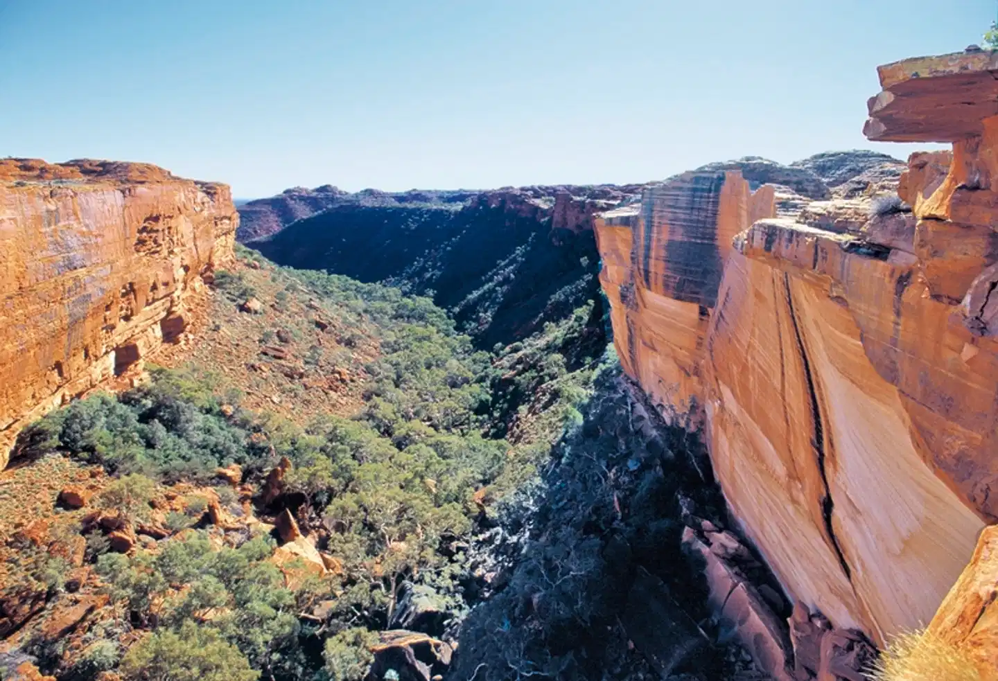 Höhepunkte des Roten Zentrums Landschaft